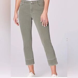J. Jill Sage Cropped Jeans